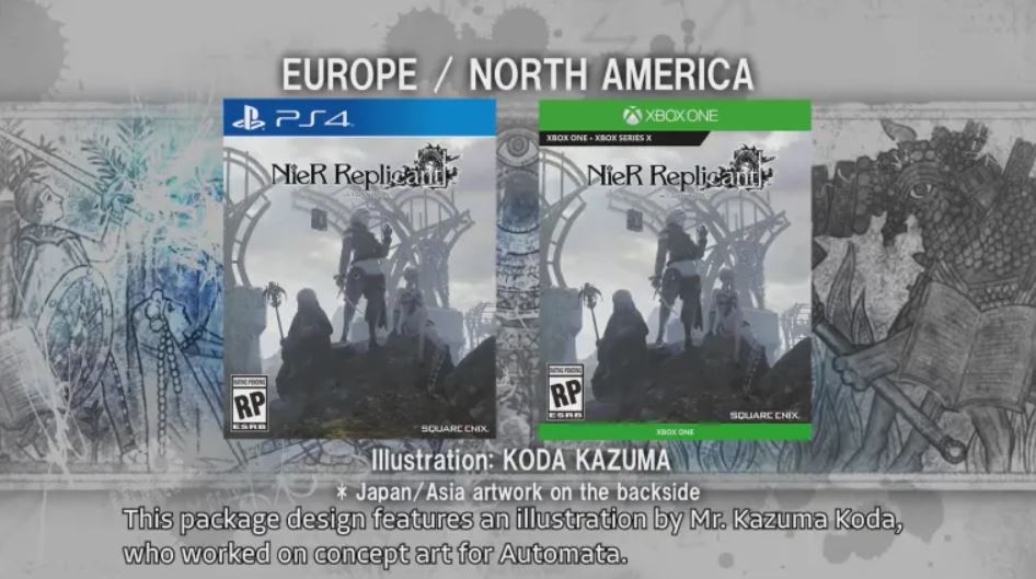 Square Enix PS4 NieR Replicant ver.1.22474487139. White Snow