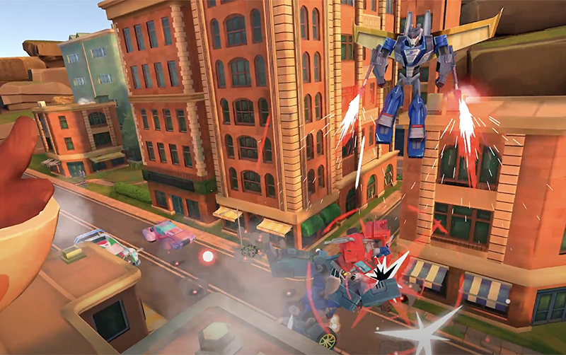 Transformers Battlegrounds Gameplay Trailer Finger Guns