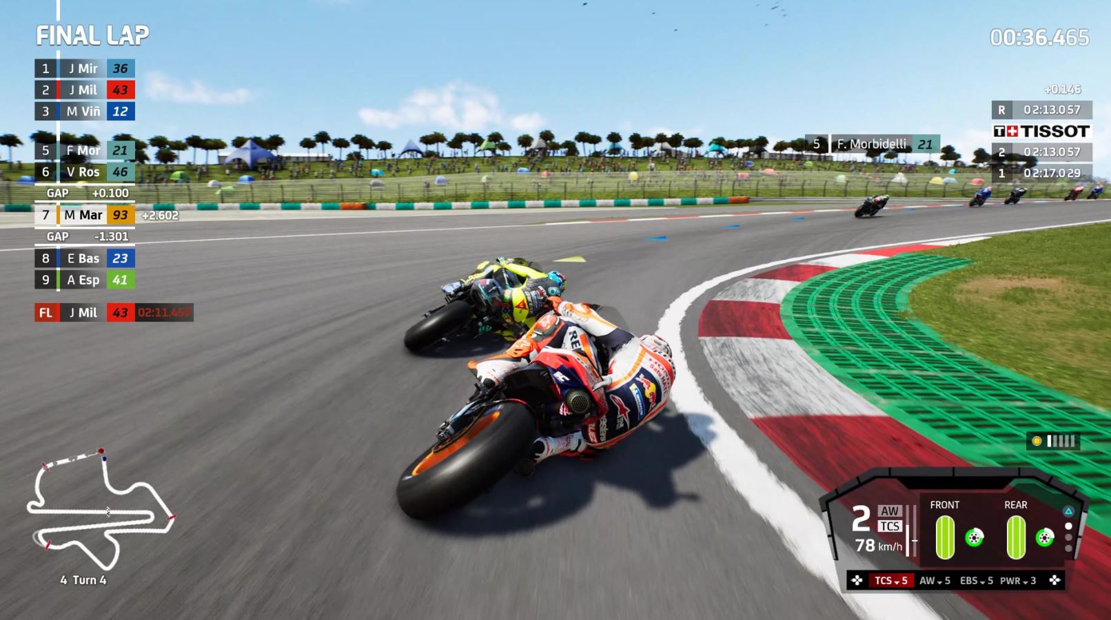 MotoGP 21 reveiw battle