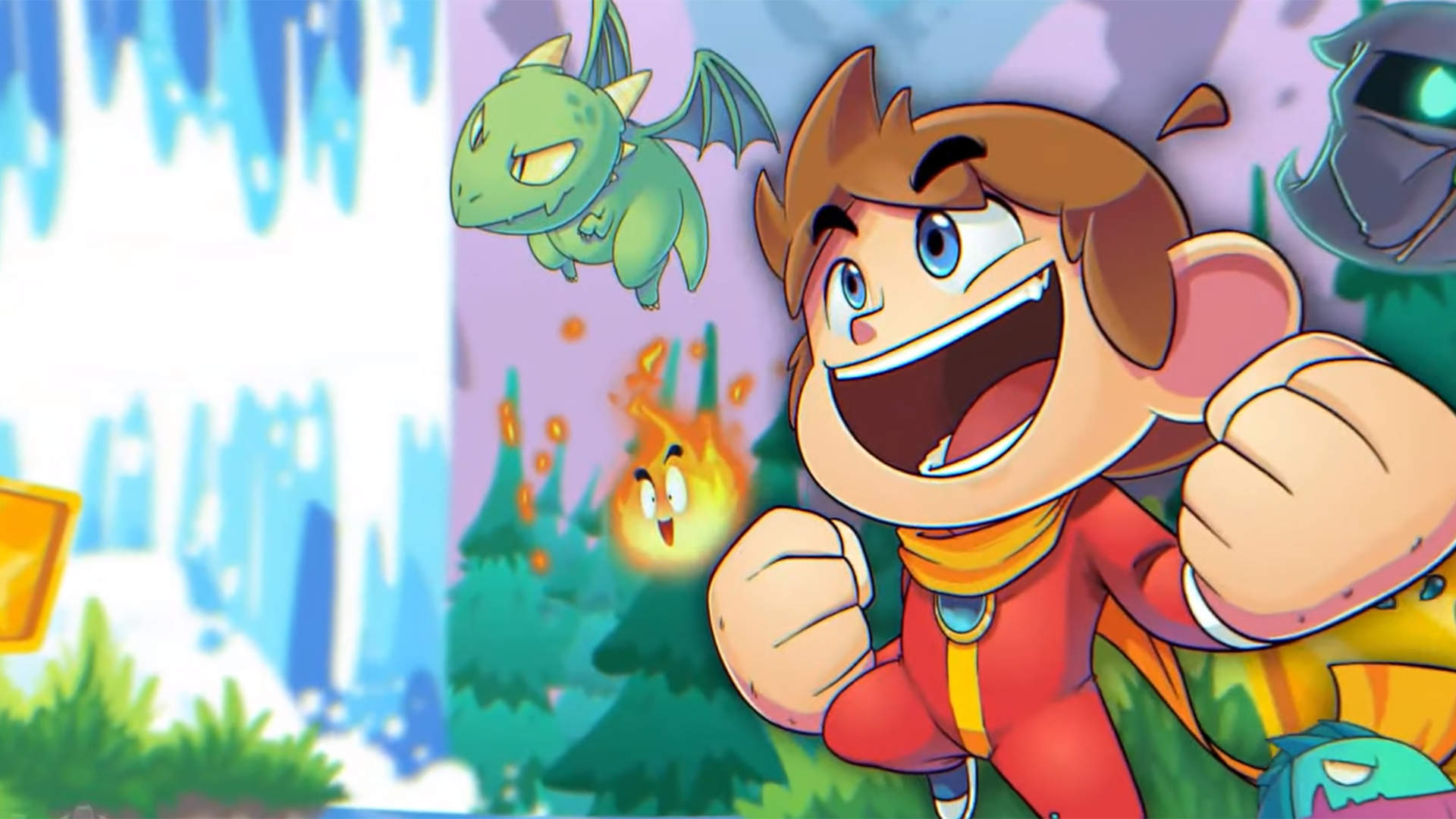 Alex Kidd in Miracle World DX Review (PS4) - On Yer Bike - Finger Guns