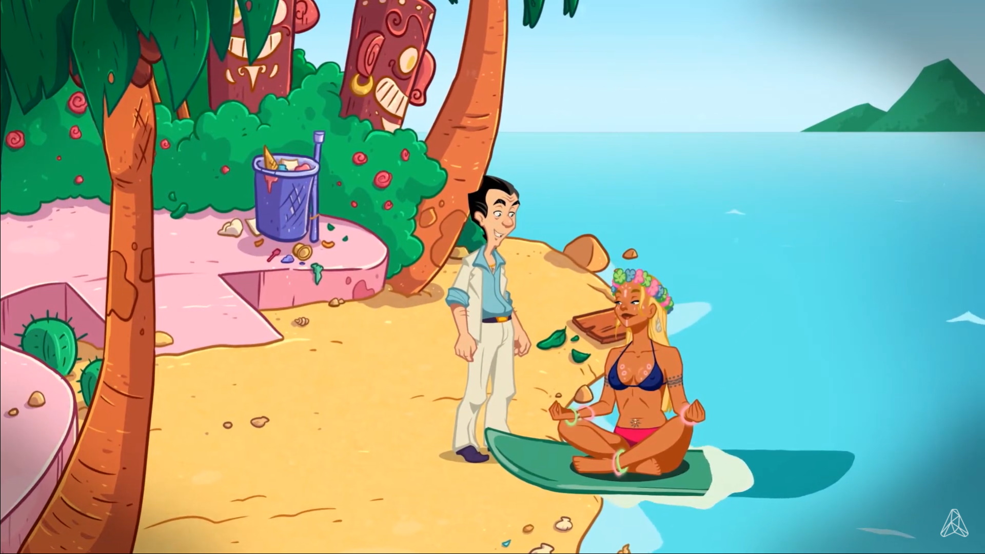 Leisure Suit Larry - Wet Dreams Dry Twice Review (PS4) Finger Guns