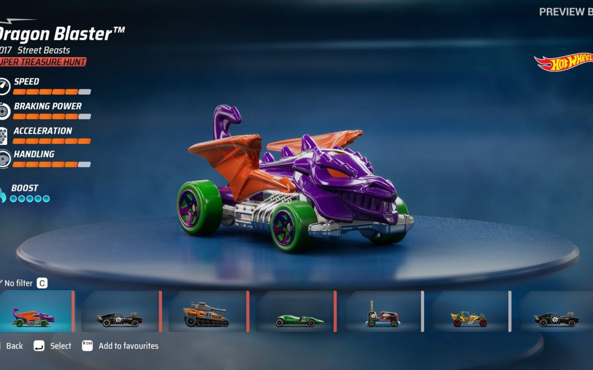 hot wheels unleashed car list