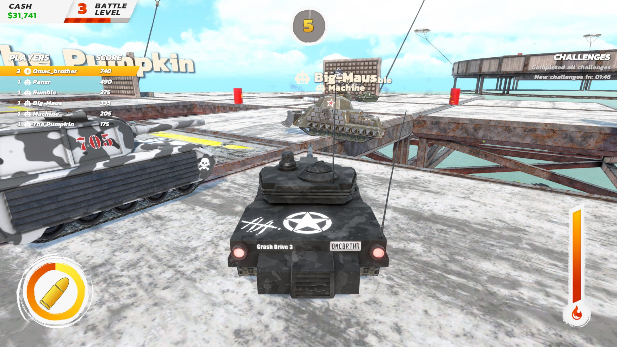 Crash Drive 3 tanks