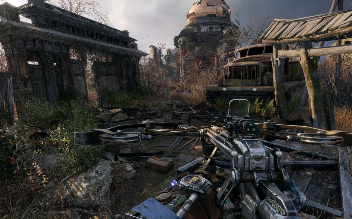Metro Exodus Enhanced Review PS5 Back On Board Finger Guns