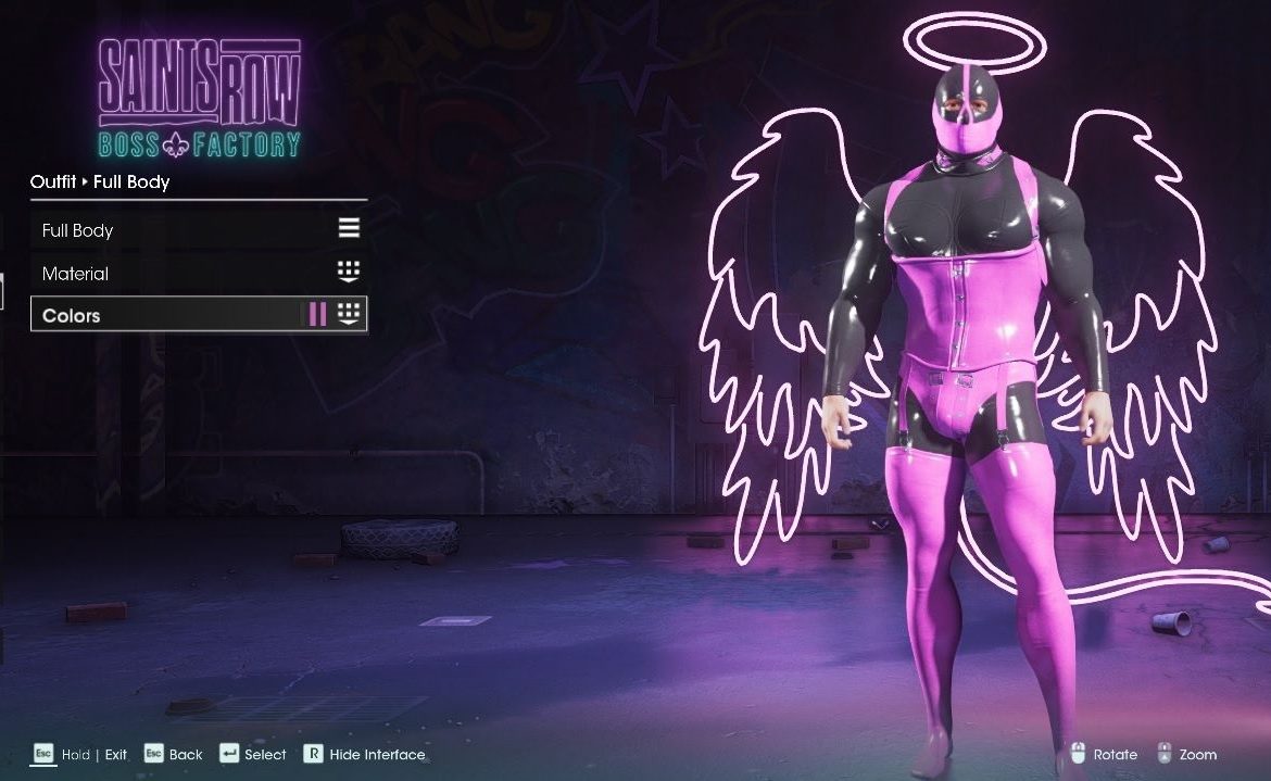 Saints Row Boss Factory Preview Gimp Suit