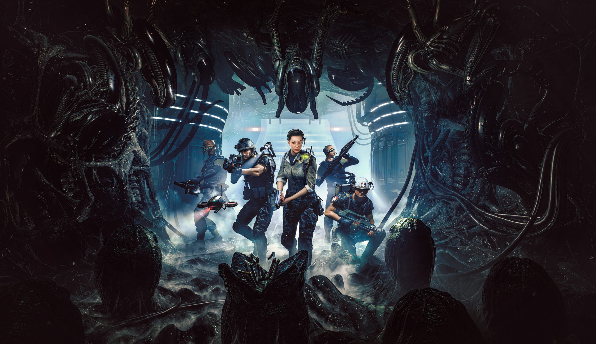 Aliens Dark Descent Review Ps5 Game Over Man Finger Guns