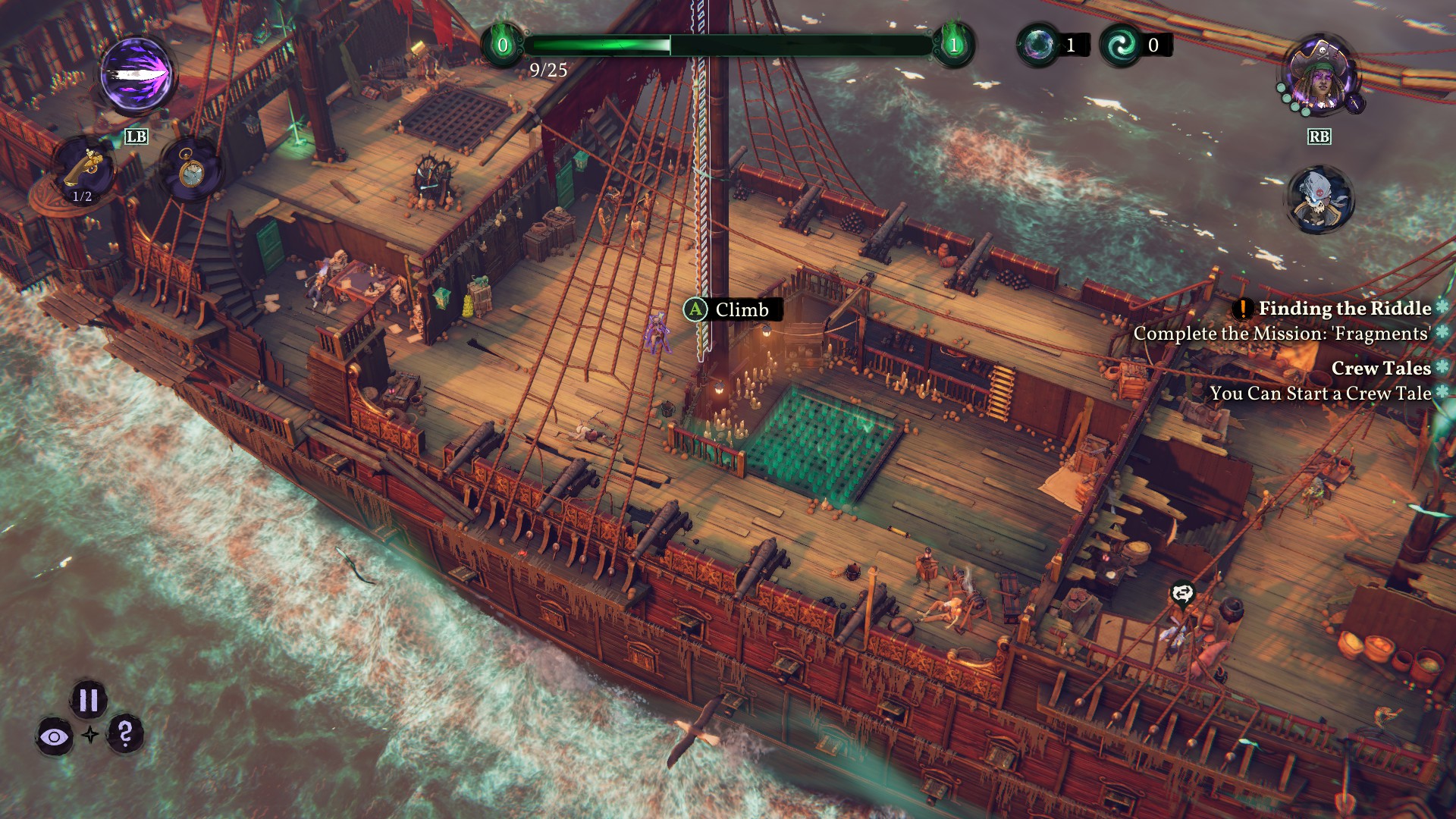 Shadow Gambit: The Cursed Crew Review (PC) - Skeleton Quays - Finger Guns